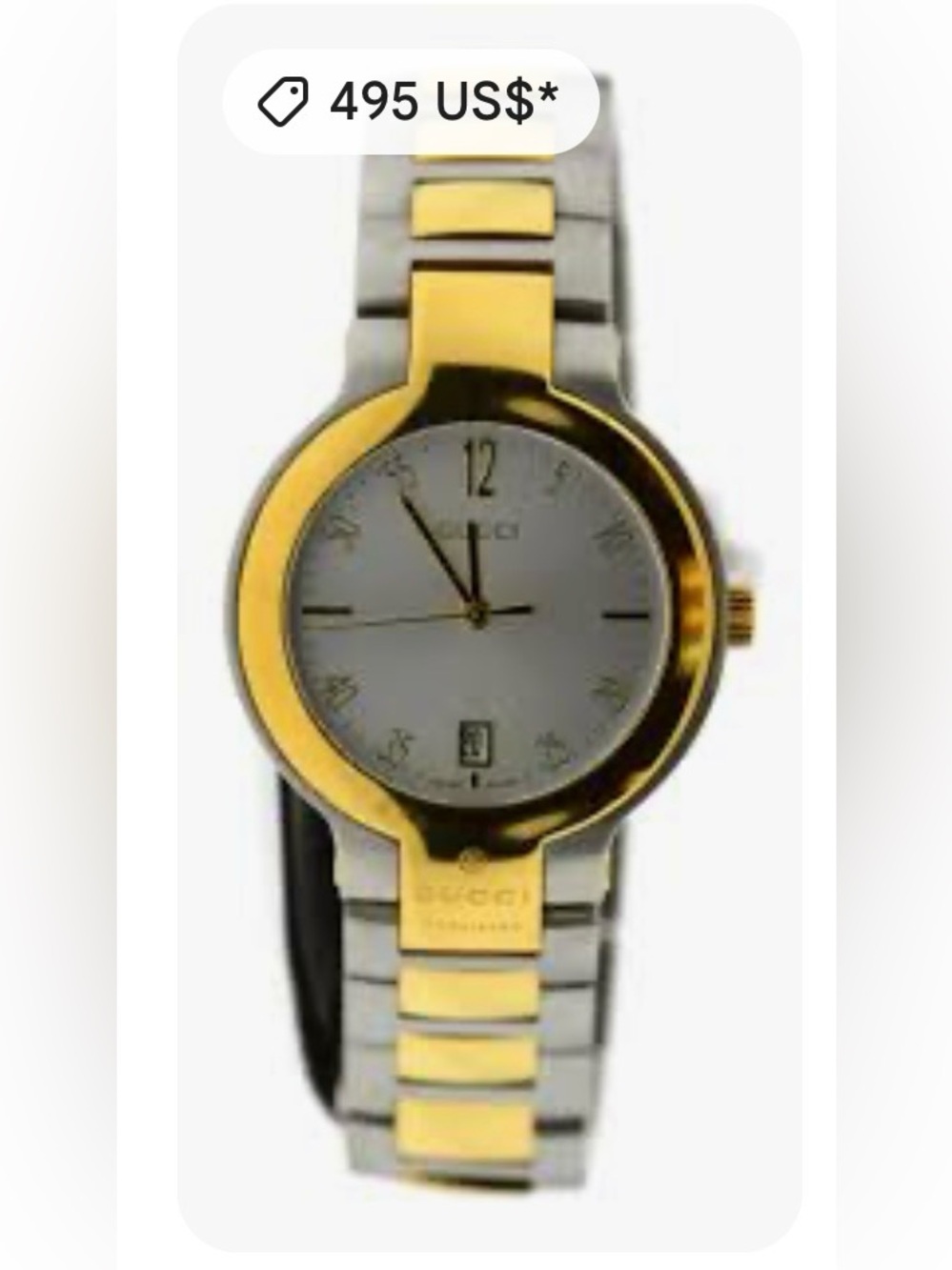 Gucci 8900M Two Tone Stainless Steel men’s Watch YA089304 - Picture 14 of 15